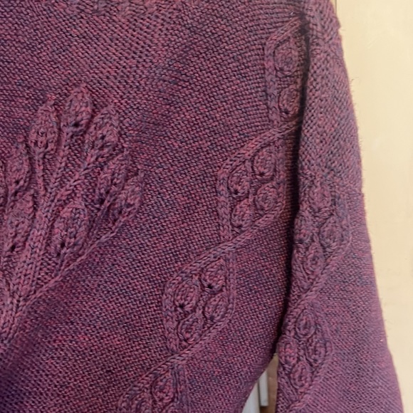 RARE Vintage Mary Smith design 100% wool knit Irish sweater - Picture 5 of 6